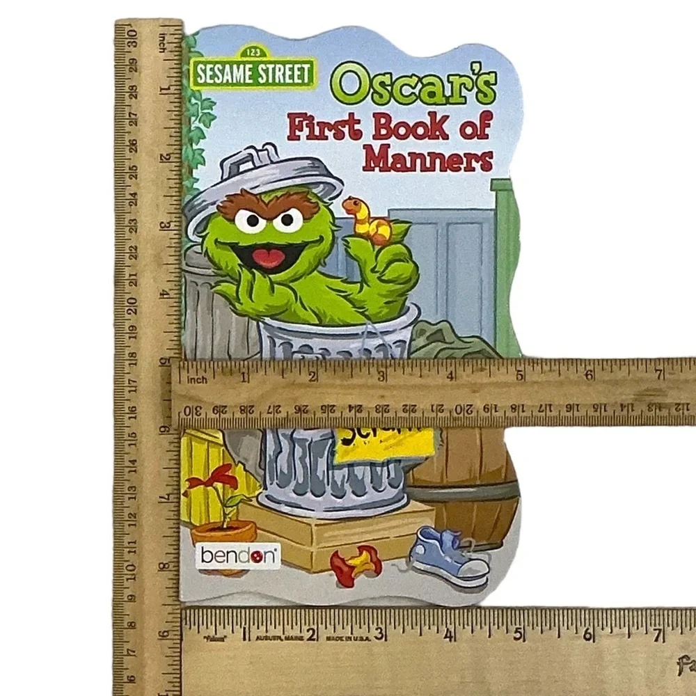 Sesame Street Shaped Board Books First Animals Rhymes Manners Elmo & Friends